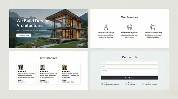 Website Section Design