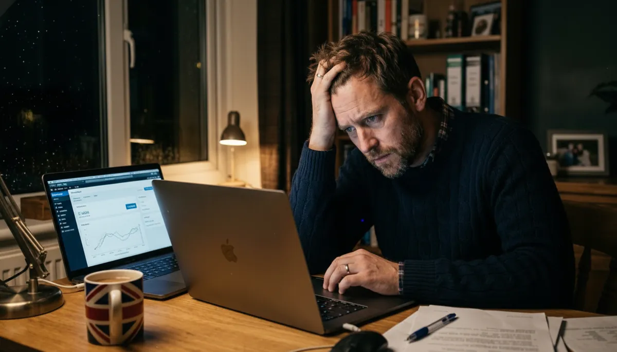 Graphical portrayal of a renovation contractor struggling with disorganized workflow and lead generation